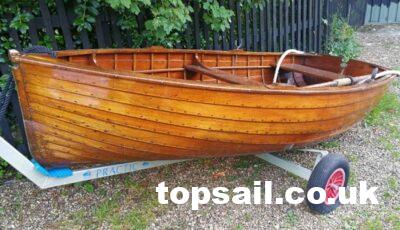 1935 Landamore’s Classic Clinker Dinghy & Trailer