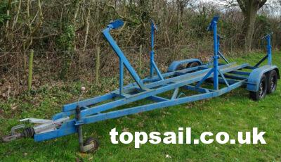 Twin Axle Yacht Trailer