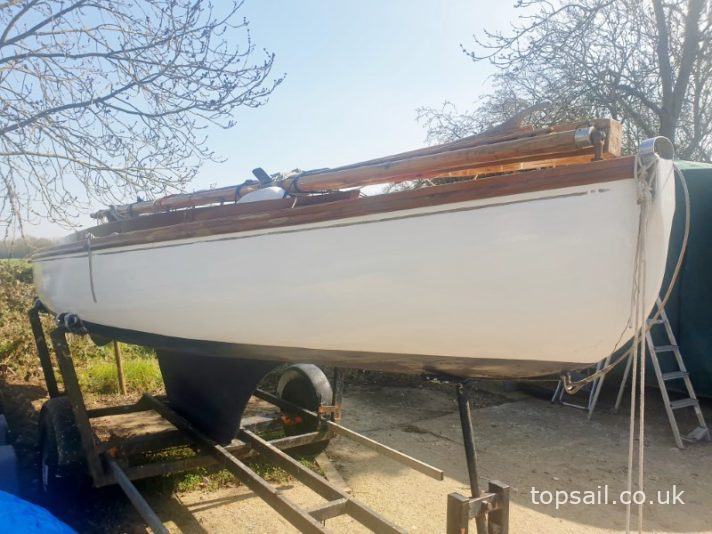 1953 Yare and Bure One Design #65 (YBOD, White Boat)