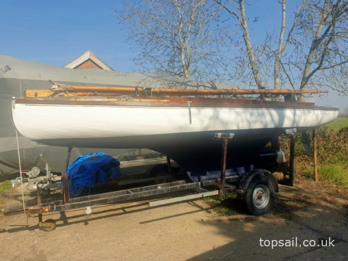 1953 Yare and Bure One Design #65 (YBOD, White Boat)