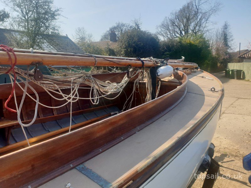 1953 Yare and Bure One Design #65 (YBOD, White Boat)