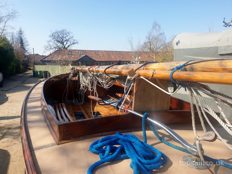 1953 Yare and Bure One Design #65 (YBOD, White Boat)