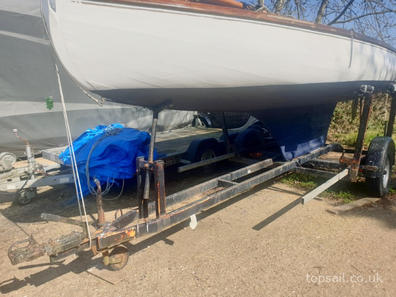 1953 Yare and Bure One Design #65 (YBOD, White Boat)