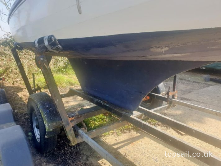 1953 Yare and Bure One Design #65 (YBOD, White Boat)