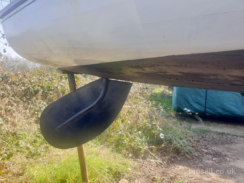 1953 Yare and Bure One Design #65 (YBOD, White Boat)