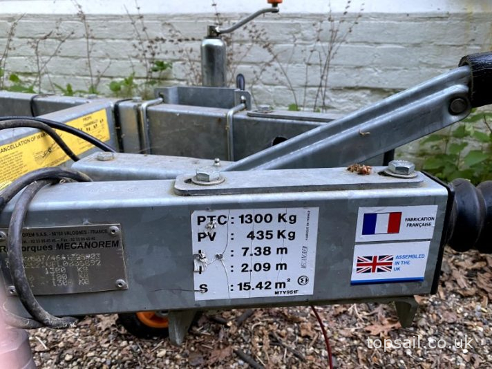 1939 Yare and Bure One Design #60 (YBOD,White Boat) Trailer Available
