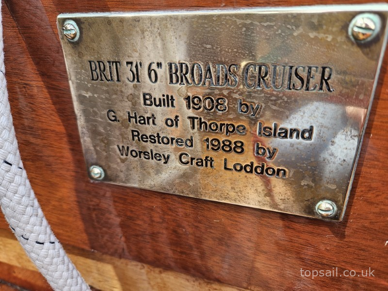 1908 Brit 31 River Cruiser Class #72