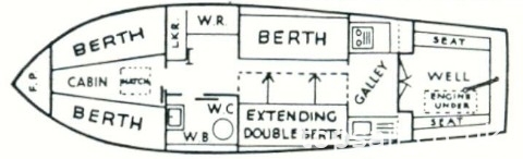 1966 Herbert Woods Broads Yacht