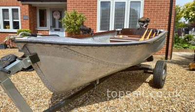 Alloy Dinghy with 2 x Outboard Engines & Trailer