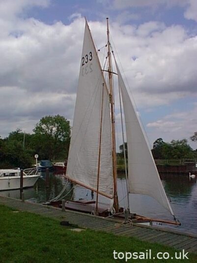 1910 Ernest Woods Sailing Cruiser