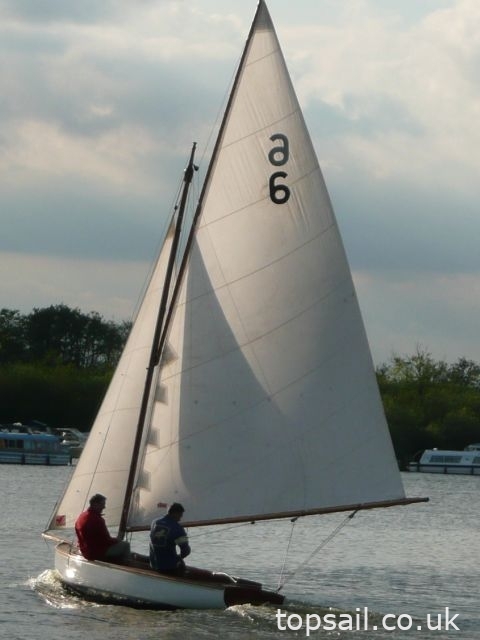1908 Yare & Bure One Design / YBOD / White Boat