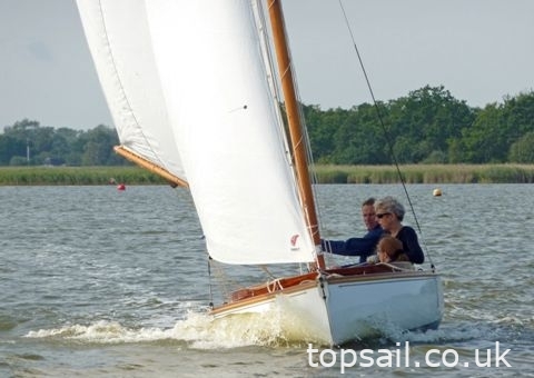 1908 Yare & Bure One Design / YBOD / White Boat
