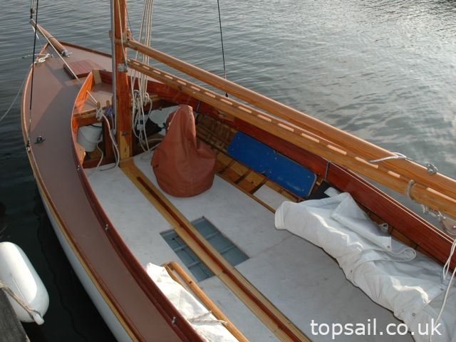 1908 Yare & Bure One Design / YBOD / White Boat
