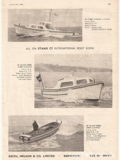 1966 Nelson 23 Cabin Utility/Harbour Launch