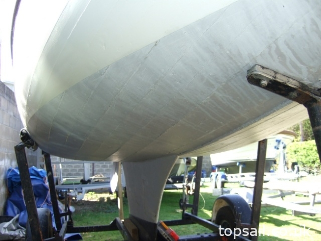 1953 Yare & Bure One Design (YBOD, White Boat) & Trailer
