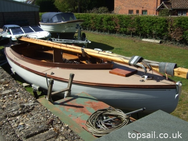 1953 Yare & Bure One Design (YBOD, White Boat) & Trailer