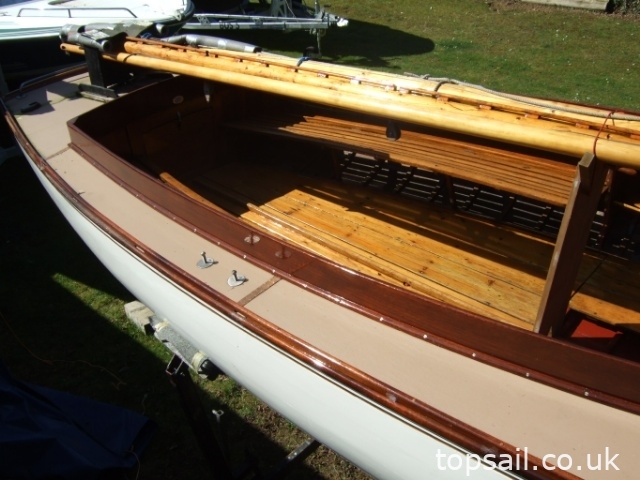 1953 Yare & Bure One Design (YBOD, White Boat) & Trailer