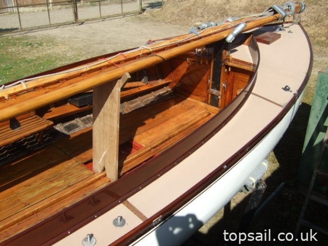 1953 Yare & Bure One Design (YBOD, White Boat) & Trailer