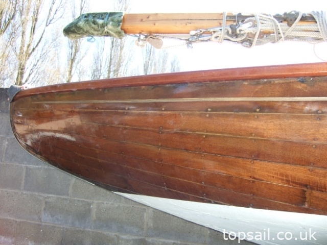 1904 Broads One Design (BOD, Brown Boat) & Trailer