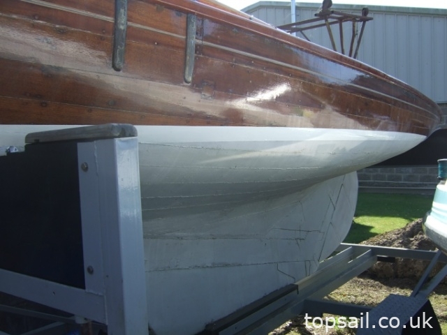 1904 Broads One Design (BOD, Brown Boat) & Trailer