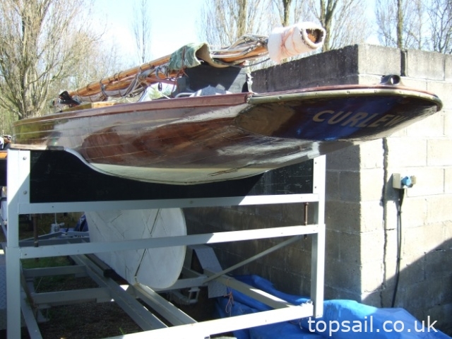 1904 Broads One Design (BOD, Brown Boat) & Trailer