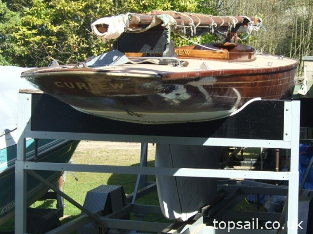 1904 Broads One Design (BOD, Brown Boat) & Trailer