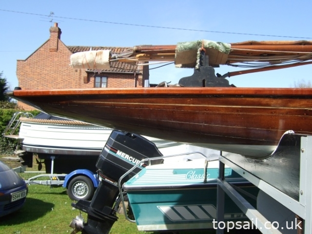 1904 Broads One Design (BOD, Brown Boat) & Trailer