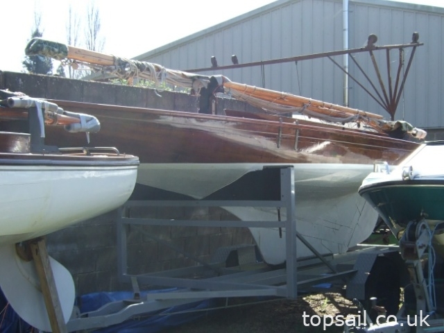 1904 Broads One Design (BOD, Brown Boat) & Trailer