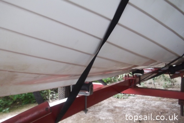 1993 Traditionally Styled GRP Broads Sailing Dinghy & Trailer