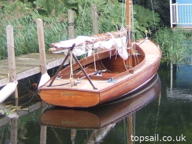 1939 Hunter’s Woodcut Class Lug Sail Half Decker