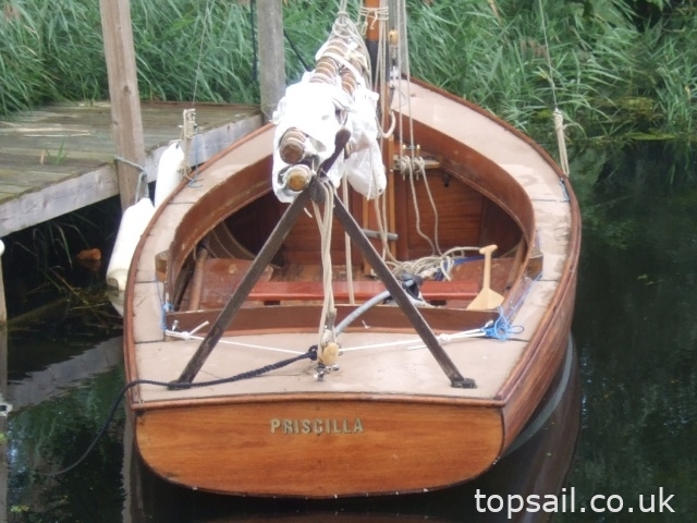 1939 Hunter’s Woodcut Class Lug Sail Half Decker