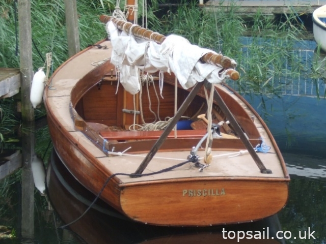 1939 Hunter’s Woodcut Class Lug Sail Half Decker