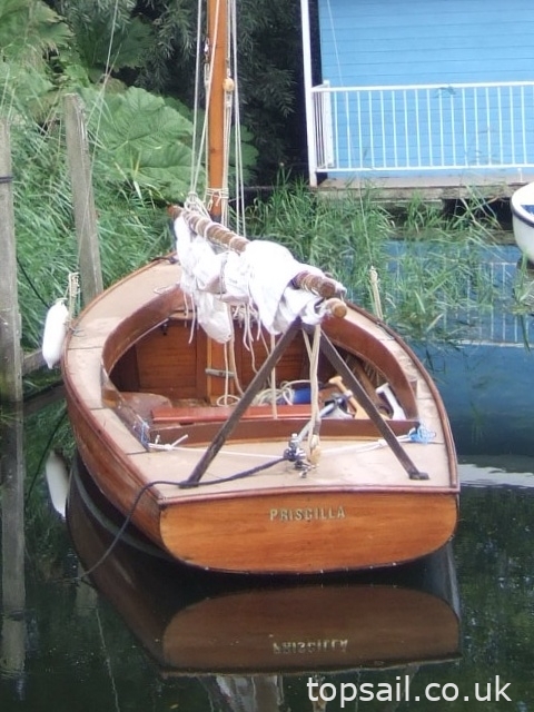 1939 Hunter’s Woodcut Class Lug Sail Half Decker