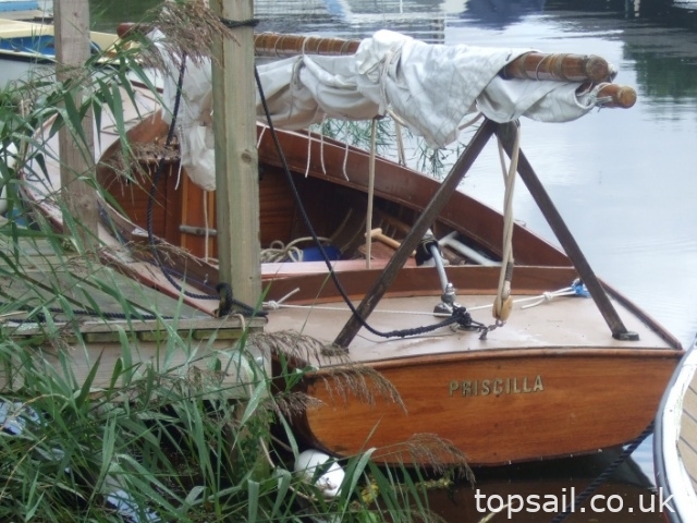 1939 Hunter’s Woodcut Class Lug Sail Half Decker
