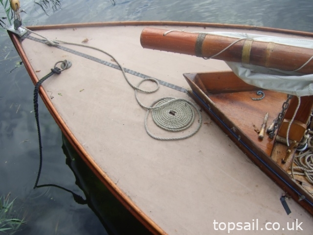 1939 Hunter’s Woodcut Class Lug Sail Half Decker
