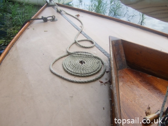 1939 Hunter’s Woodcut Class Lug Sail Half Decker