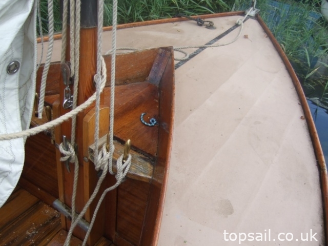 1939 Hunter’s Woodcut Class Lug Sail Half Decker