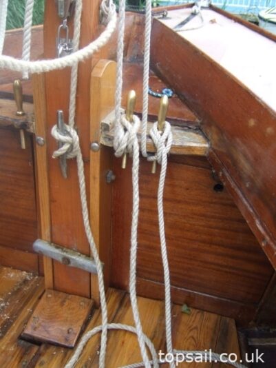 1939 Hunter’s Woodcut Class Lug Sail Half Decker