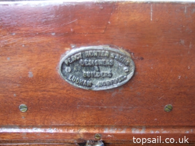 1939 Hunter’s Woodcut Class Lug Sail Half Decker