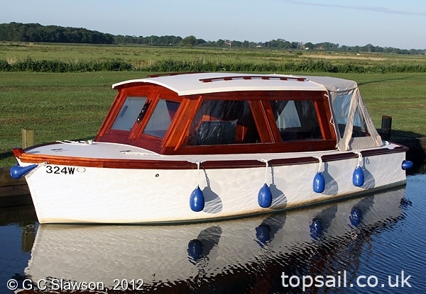 2012 Jaunty 20 Electric Powered Day Launch/Picnic Boat