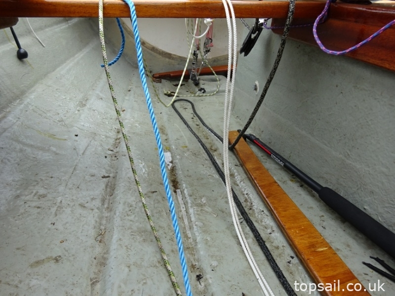 1999 Lug Sail Simulated Clinker GRP Dinghy & Trailer