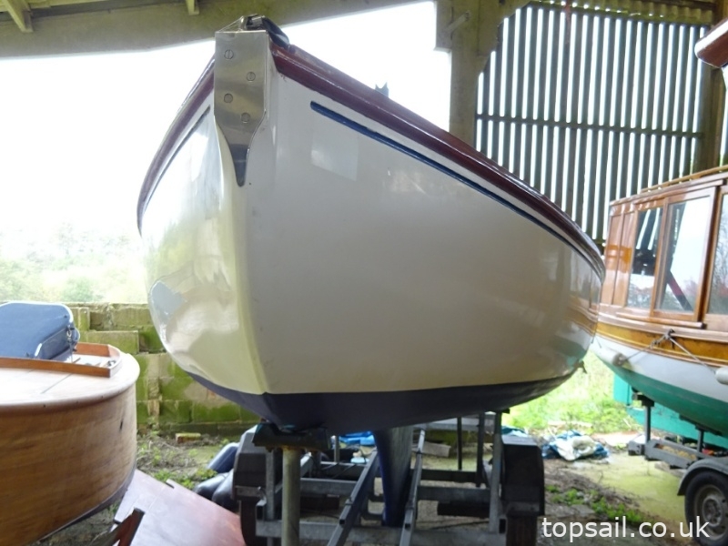 1990 GRP Lug Sail Half Decker & Trailer