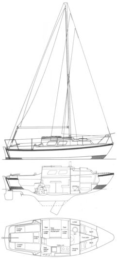 1980 Seamaster Sailer 23 (Trailer Available)