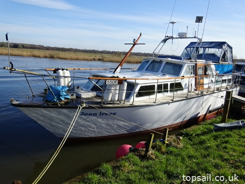 1974 De Groot 42 Steel Motor Cruiser (Ideal Liveaboard!)