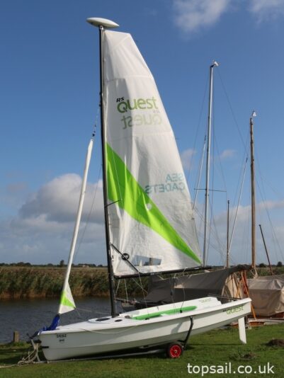 2016 RS Quest Sailing Dinghy & Launching Trolley