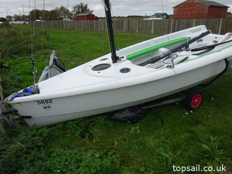 2016 RS Quest Sailing Dinghy & Launching Trolley