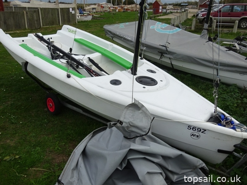 2016 RS Quest Sailing Dinghy & Launching Trolley