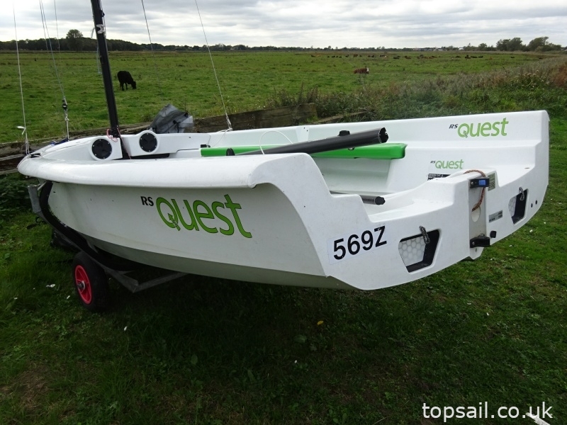 2016 RS Quest Sailing Dinghy & Launching Trolley