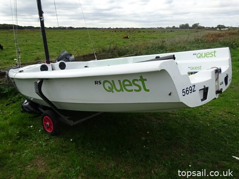 2016 RS Quest Sailing Dinghy & Launching Trolley