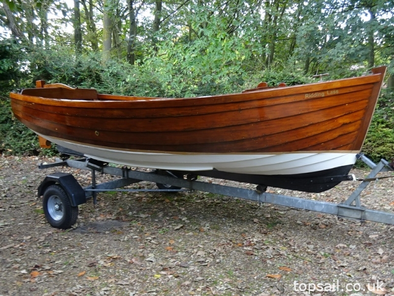 1950 Borwick’s of Windermere Clinker Open Launch & Trailer